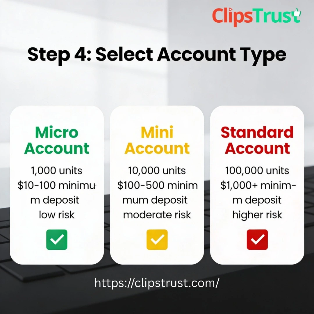 Choose Your Account Type for Forex Trading Accont
